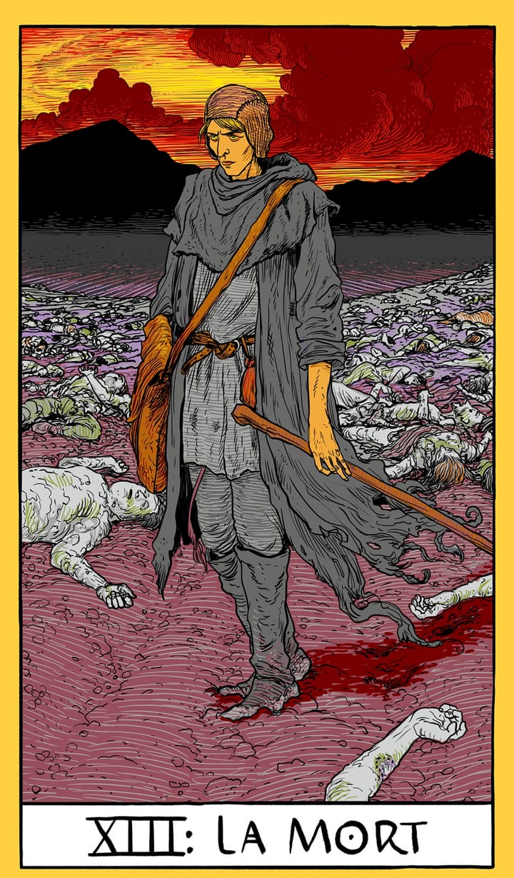 A GIFT, THE KING IN YELLOW TAROT